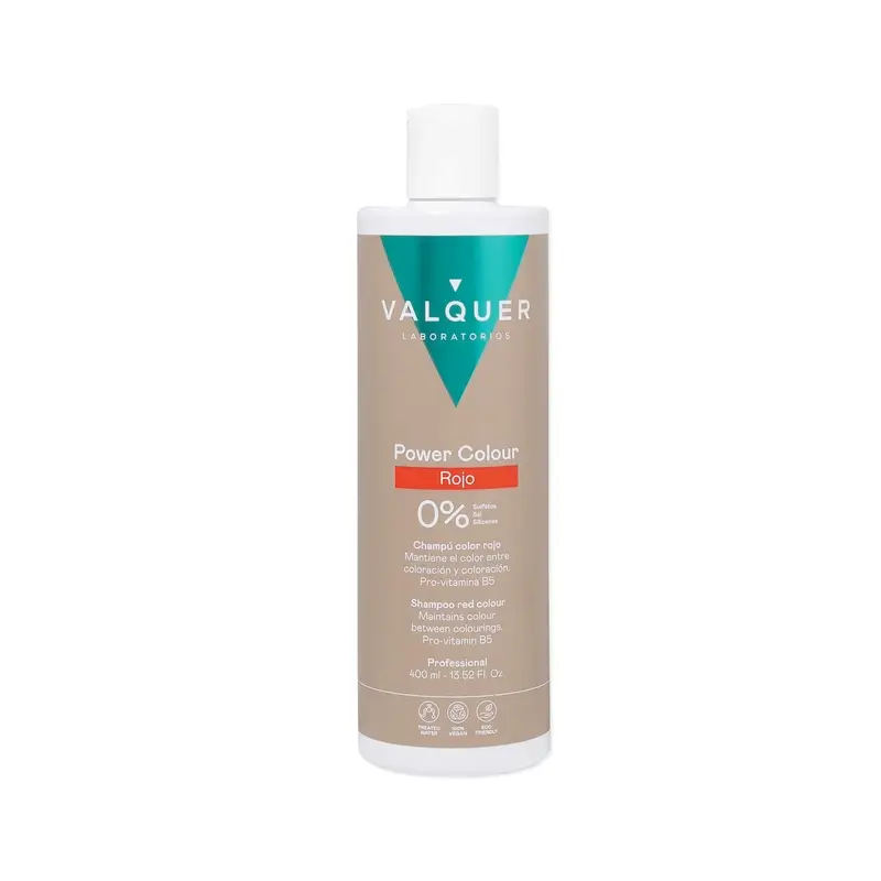 Valquer Red Colour Shampoo - Power Colour , 400 ml