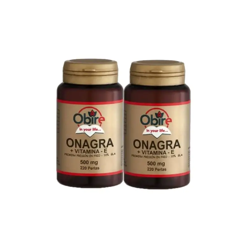 Obire Onagara Oil 500 mg, Pack of 2 x 450 capsules