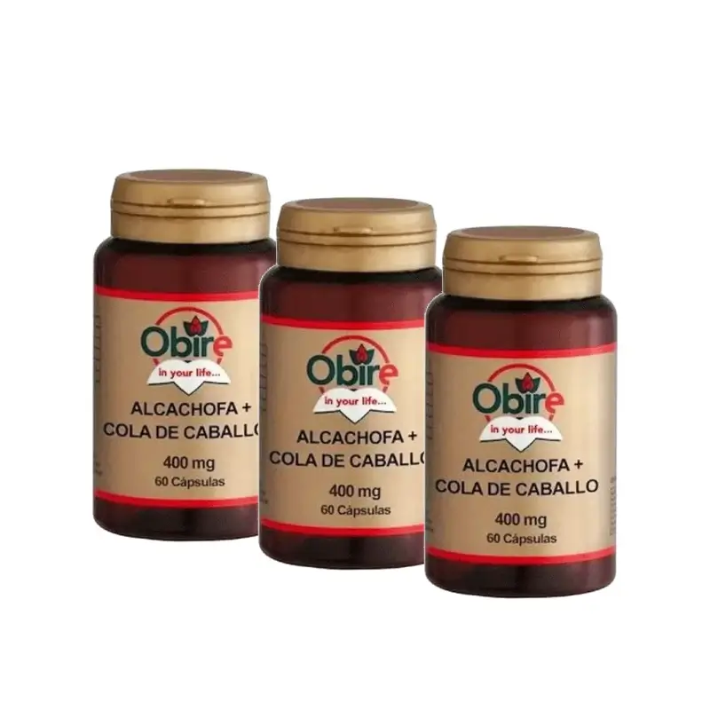 Obire Artichoke + Horsetail, Pack of 3 x 60 capsules