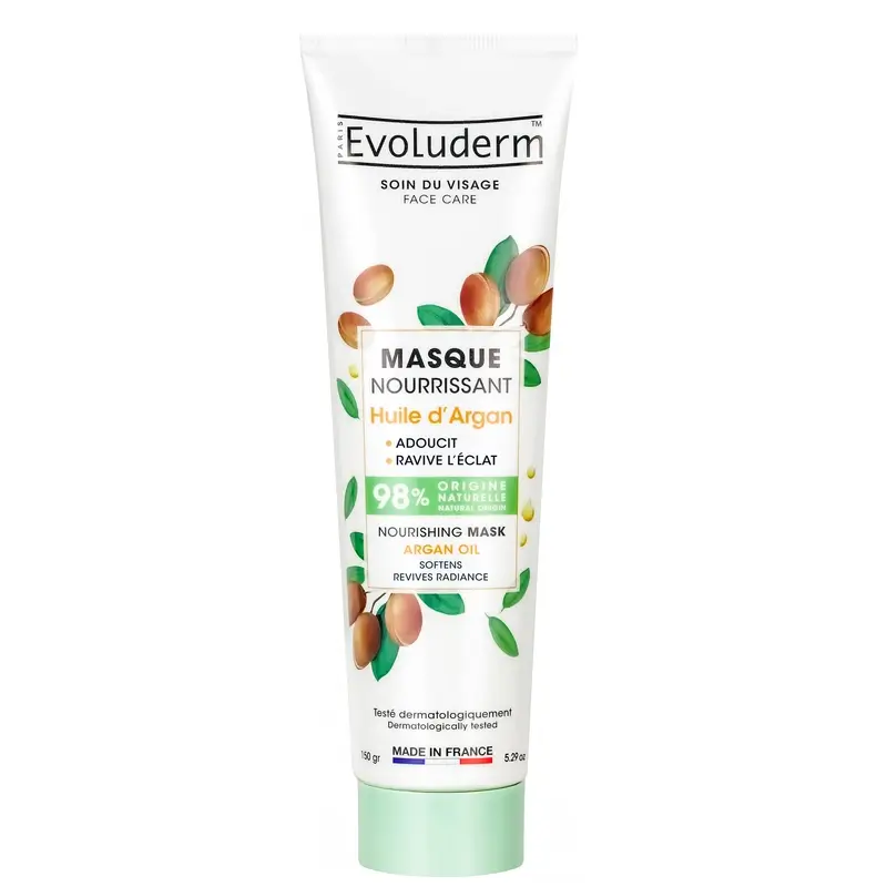 Evoluderm Argan Oil Nourishing Face Mask - Argan, 150 g