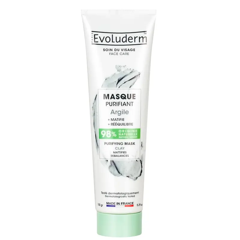 Evoluderm Purifying Clay Face Mask, 150 g