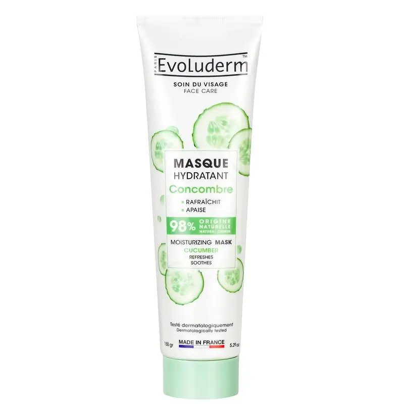 Evoluderm Cucumber Moisturising Face Mask, 150 g