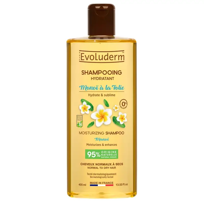 Evoluderm Monoi Shampoo, 400 ml