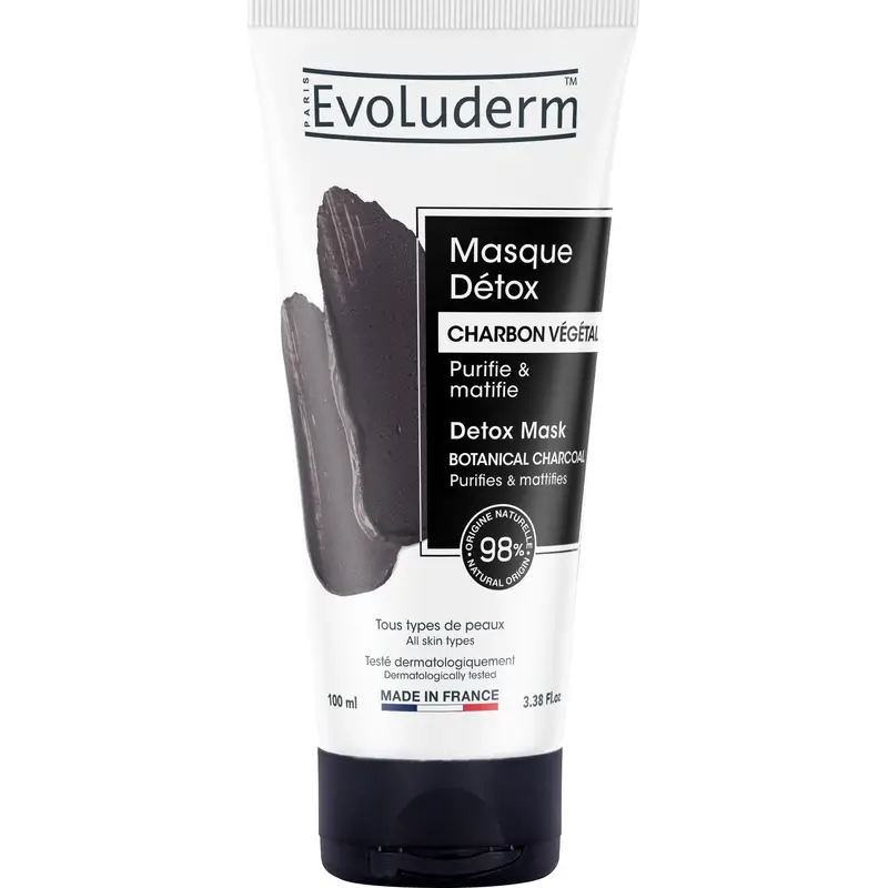 Evoluderm Detox Facial Mask Charcoal, 100