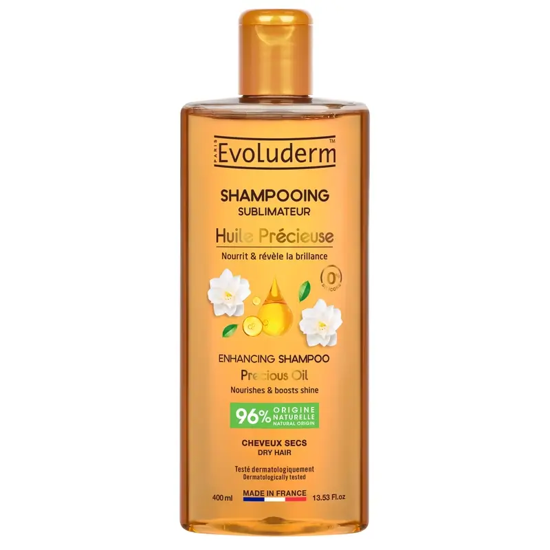 Evoluderm Precious Shine Shampoo, 400 ml