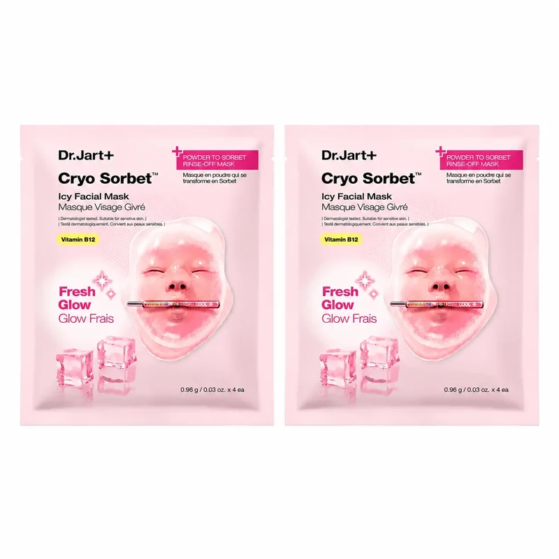Dr. Jart+ Cryo Sorbet Icy Facial Mask, pack 2