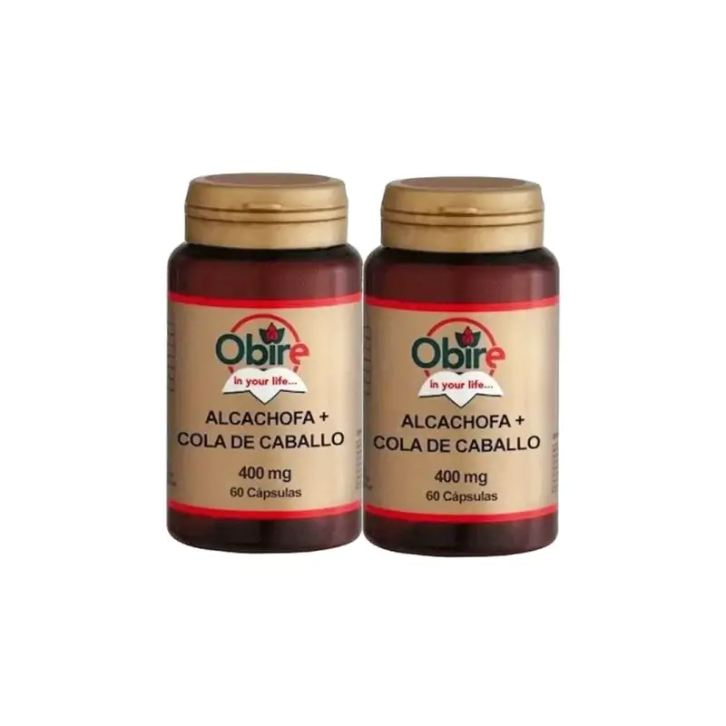 Obire Artichoke + Horsetail, Pack of 2 x 60 capsules