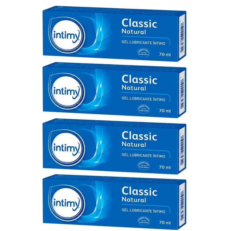 Urgo Intimy Classic Natural Lubricant Gel 70 ml, pack of 4