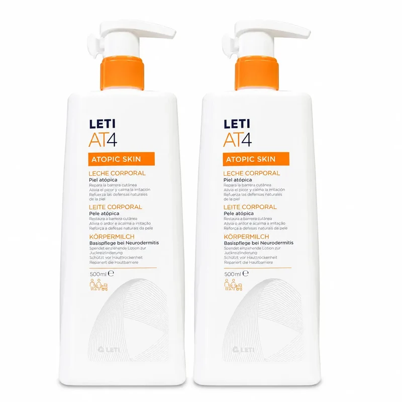 Leti At4 Body Milk Atopic Skin 500 ml pack 2