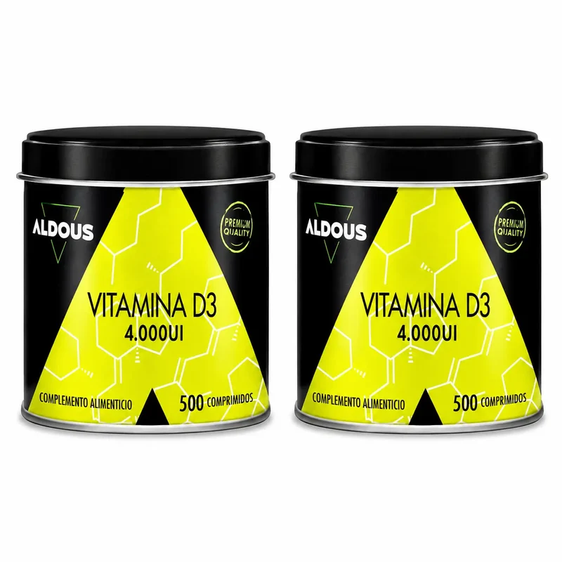 Aldous Bio Vitamin D3 4000 IU , 500 Tablets , pack 2