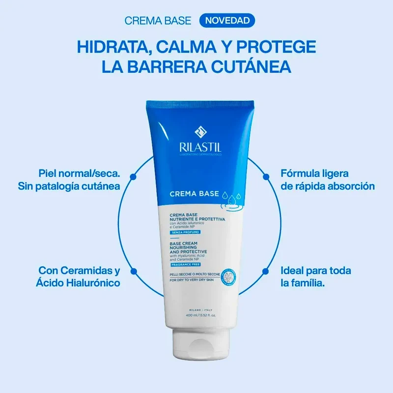 Rilastil Xerolact Base Cream, 400ml