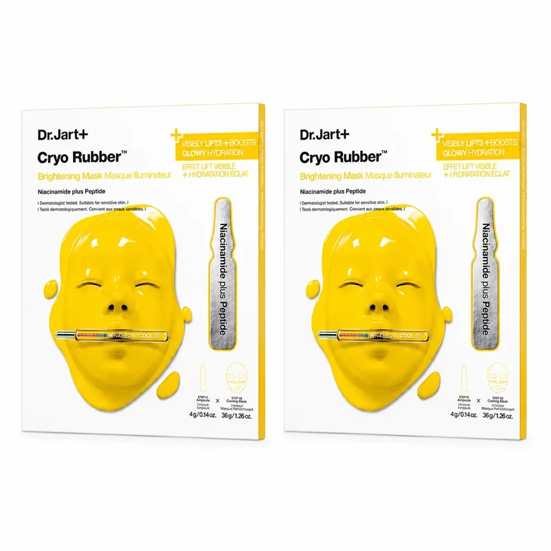 Dr.Jart+ Cryo Rubber Brightening Mask,pack 2