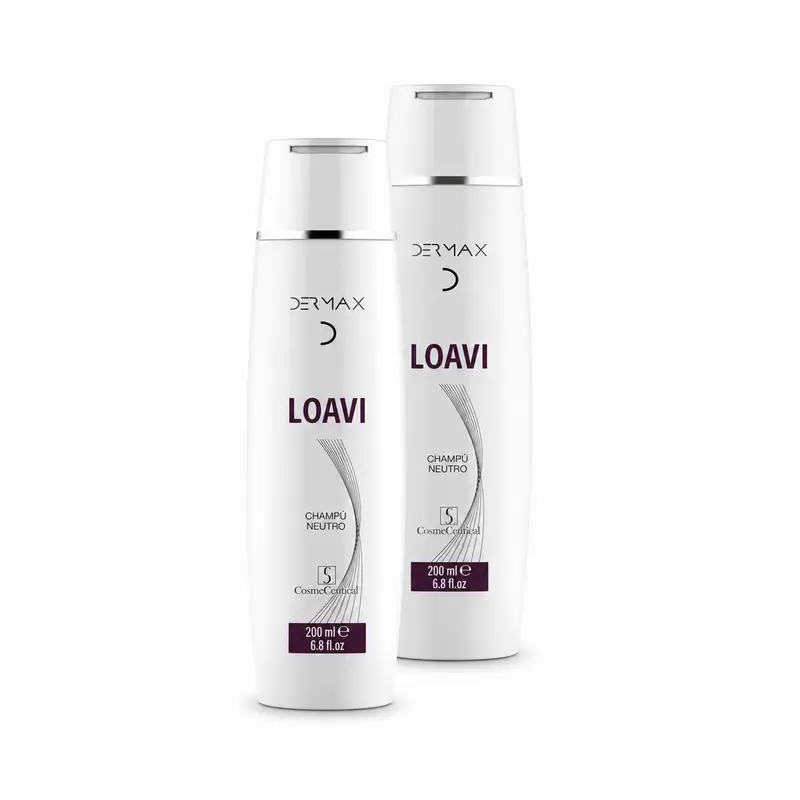 Dermax Loavi Neutral Shampoo, Pack of 2 x 200 ml