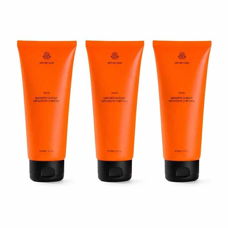 Arturo Alba Sublime Exfoliating Body Emulsion, 200 ml, pack of 3