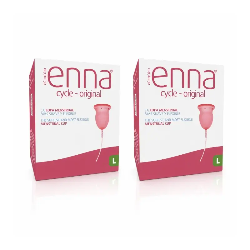 Enna Cycle Original Menstrual Cup Size L, Pack 2 Units