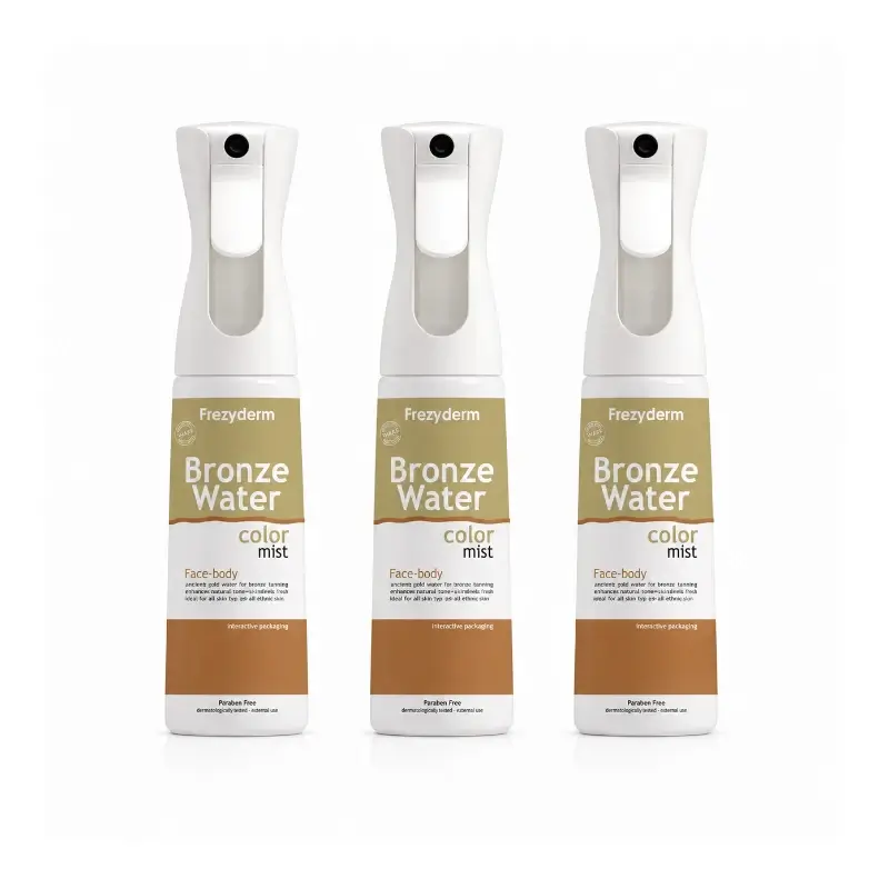 Frezyderm Bronze Water Colour Mist Frezyderm Pack 3 x 300 Ml