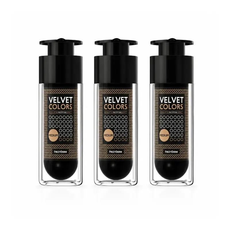 Frezyderm Velvet Colors Medium Pack 3 x 30 Ml