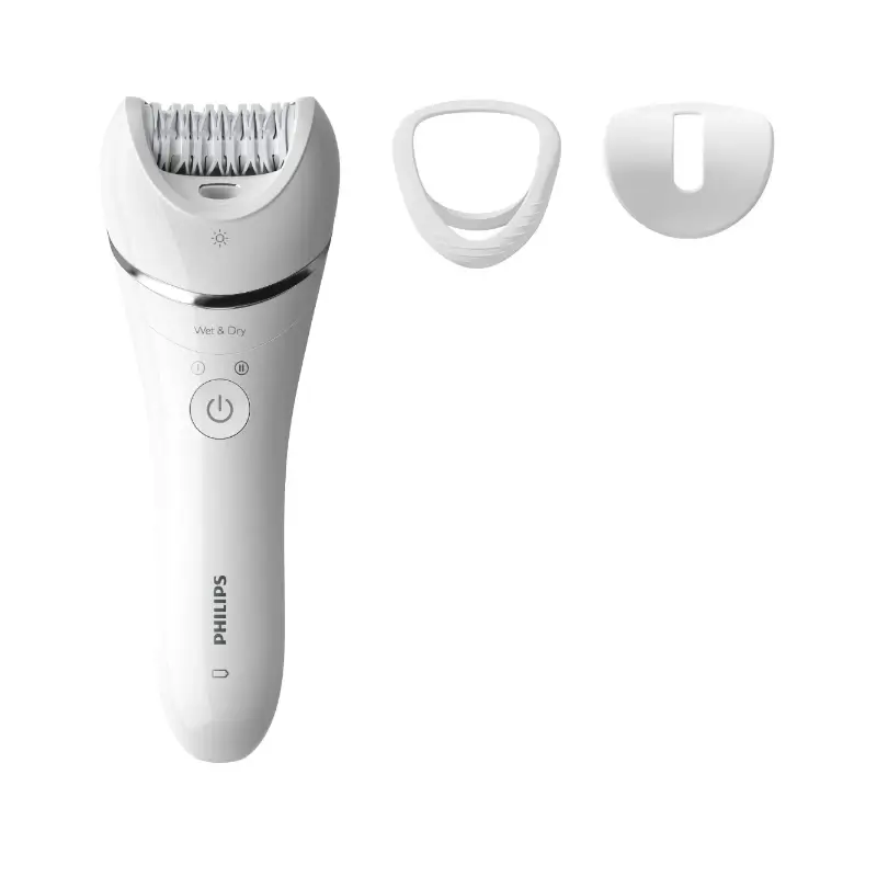 Philips Epilator Series 8000 Epilator Wet & Dry White