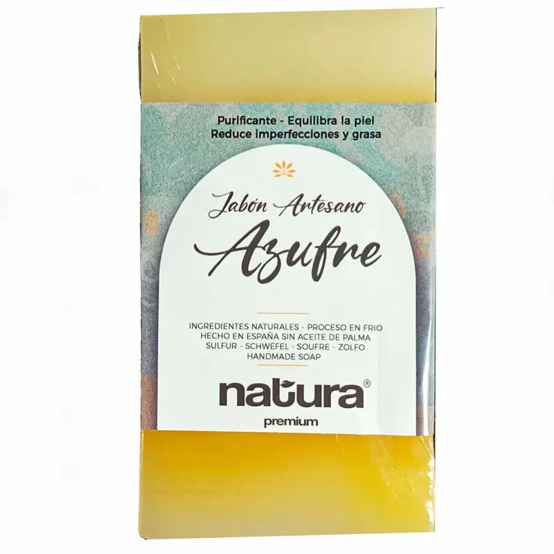 Natura Premium Artisan Facial Soap Sulphur, 107,7 gr