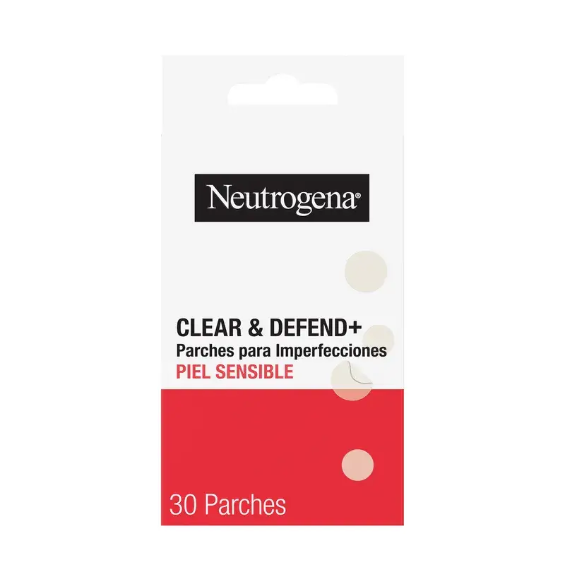 Neutrogena Clear & Defend+ Hydrocolloid Anti Acne Pimples Patches 30