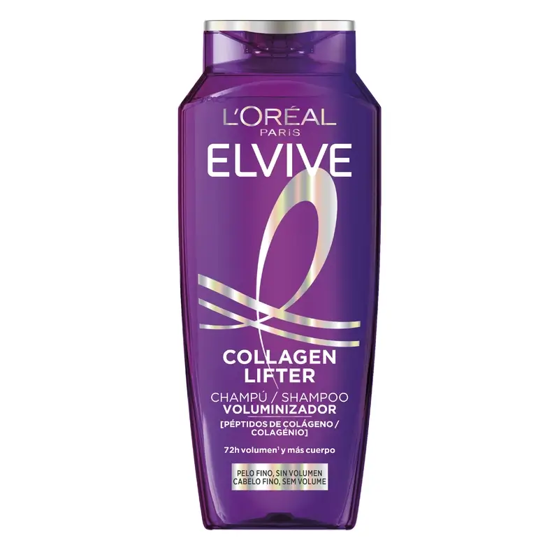 L'Oréal Paris Elvive Volumising Shampoo With Collagen Peptides, 400 ml
