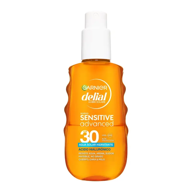 Garnier Delial Delial Sensitive Advanced Moisturising Sunscreen Water Spf 30, 150Ml
