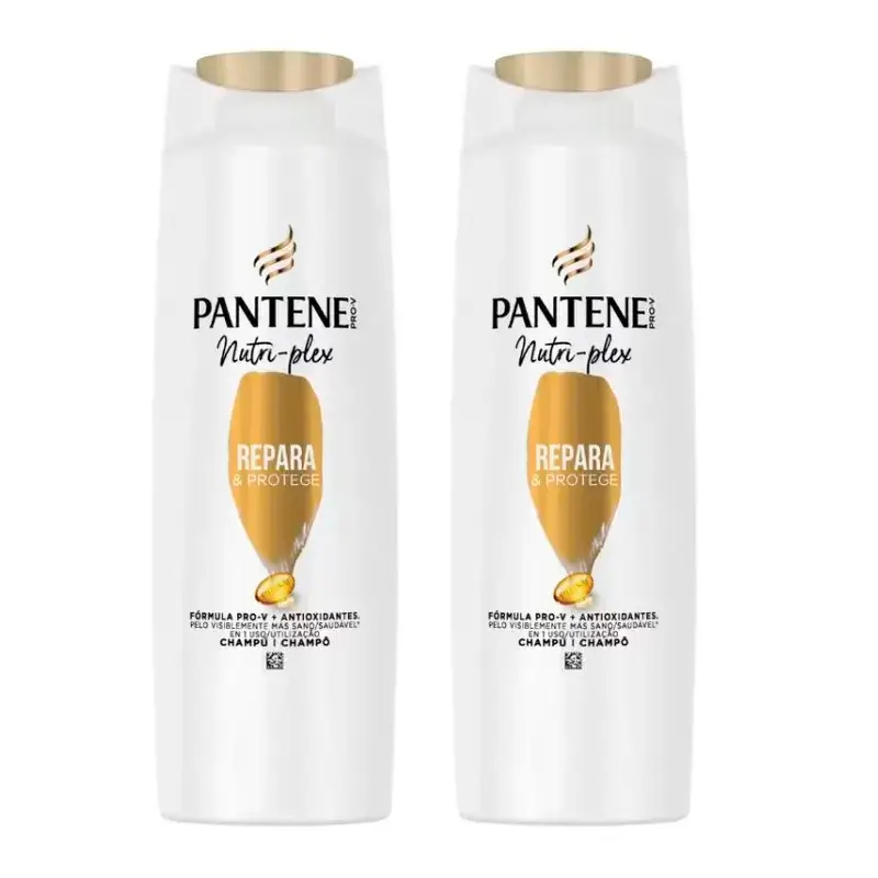 Pantene Nutri Plex Repair & Protect Shampoo, Pack 2 x 385Ml