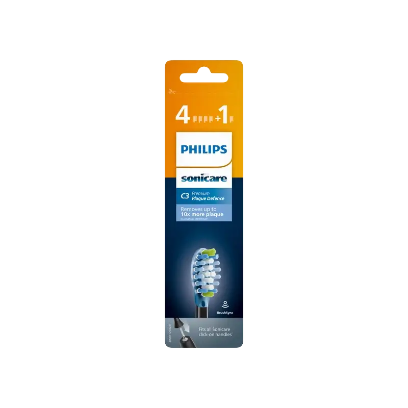 Philips Sonicare Premium Plaque Defence Refills, 4+1 pieces