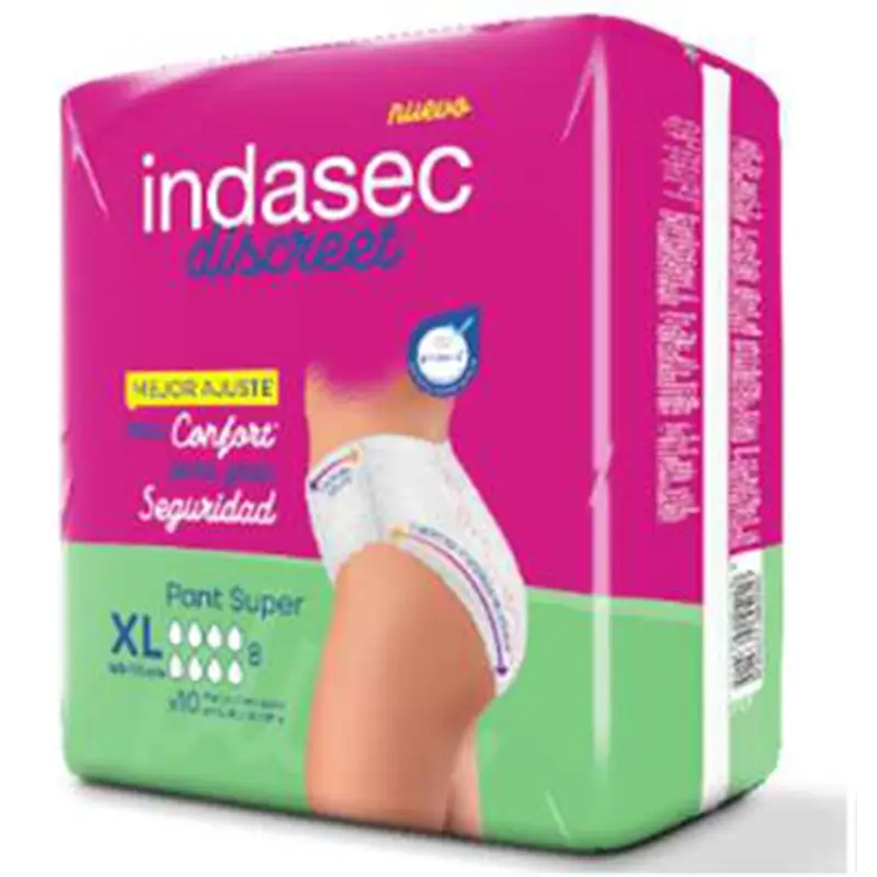 Indasec Discreet Pant Plus Xl, 12 units