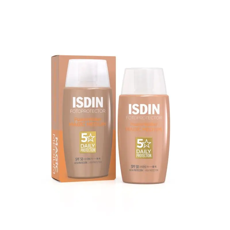 Isdin Fusion Water Magic Medium Sun and Face Cream SPF 50, 50 ml