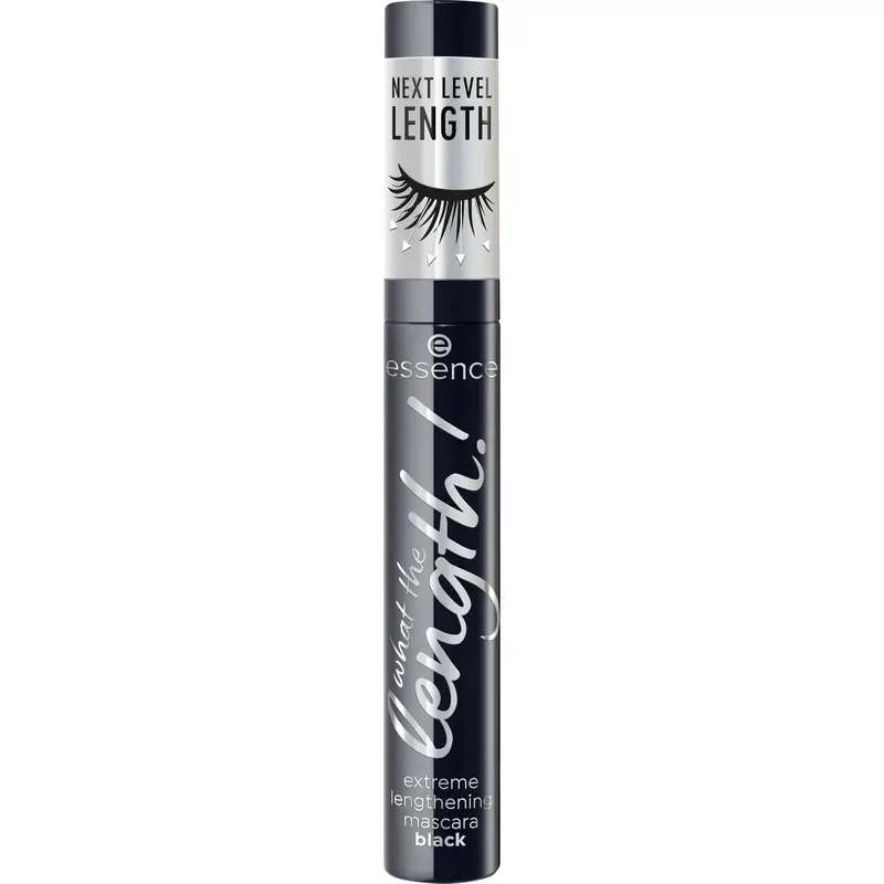 Essence Black Mascara What The Length! Extreme Lengthening 01, 10 ml