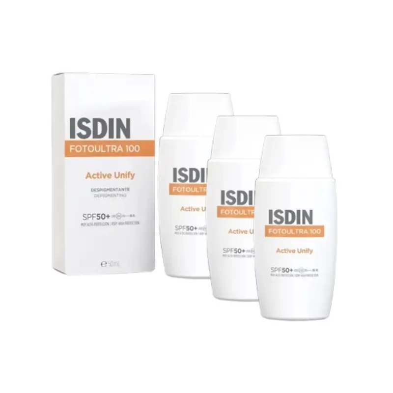 Isdin Fotoultra Active Unify Spf 50+, 3X50Ml