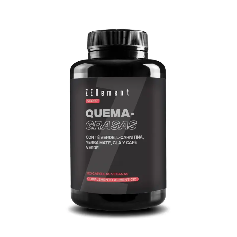 Zenement Fat Burner with Green Tea, L-Carnitine, Yerba Mate, Cla and Green Coffee, 120 vegan capsules