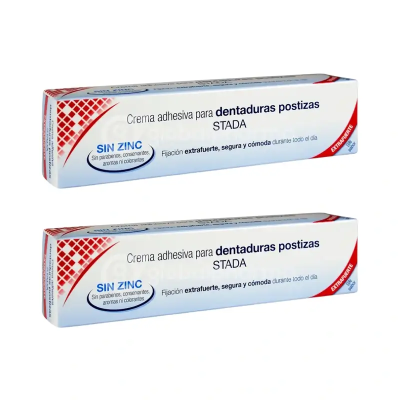 Care+ Zinc Free Denture Adhesive Cream, 2 Units