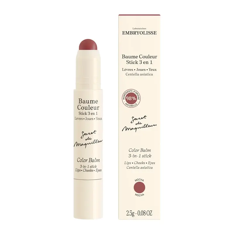 Embryolisse Baume Couleur Stick 3-En-1 Mocha, 2,5 gr