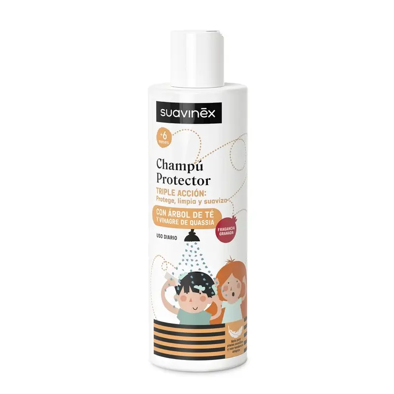 Suavinex Anti-lice Shampoo, +6 Months, 250 Ml