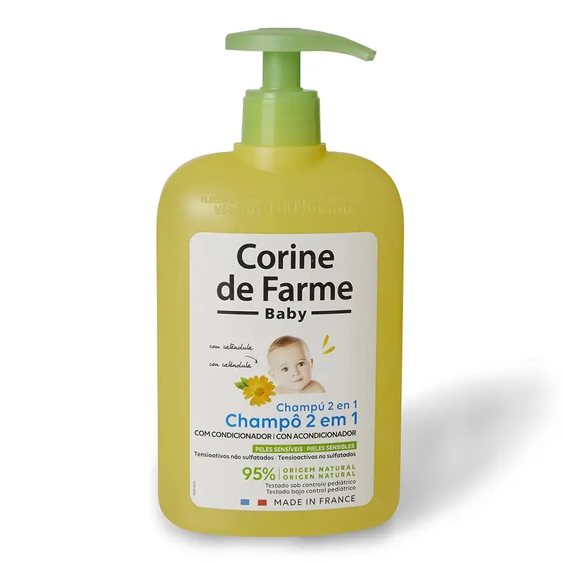 Corine De Farme 2 In 1 Shampoo With Conditioner Calendula , 500 ml