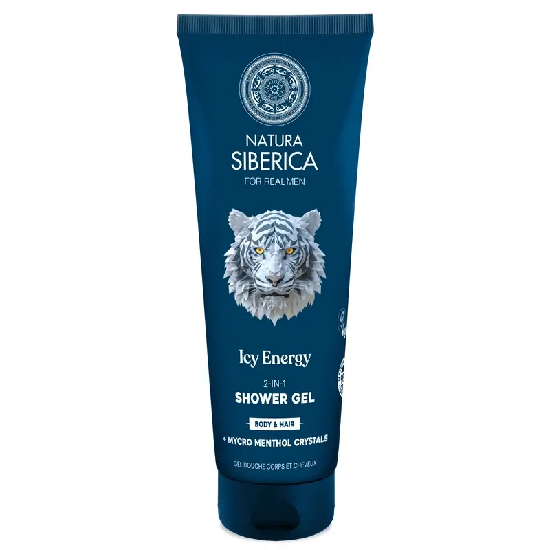 Natura Siberica Men Wild Arctic. 2 In 1 Shower Gel for Hair and Body, 200 ml
