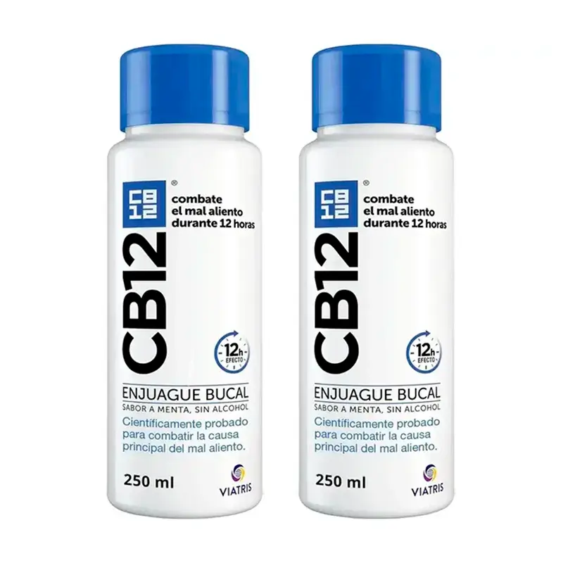 Cb12 Mint Mouthwash Mint Flavoured Halitosis Mouthwash, 2X250 Ml