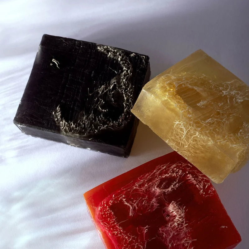 Luffa-Duschseifen Trio