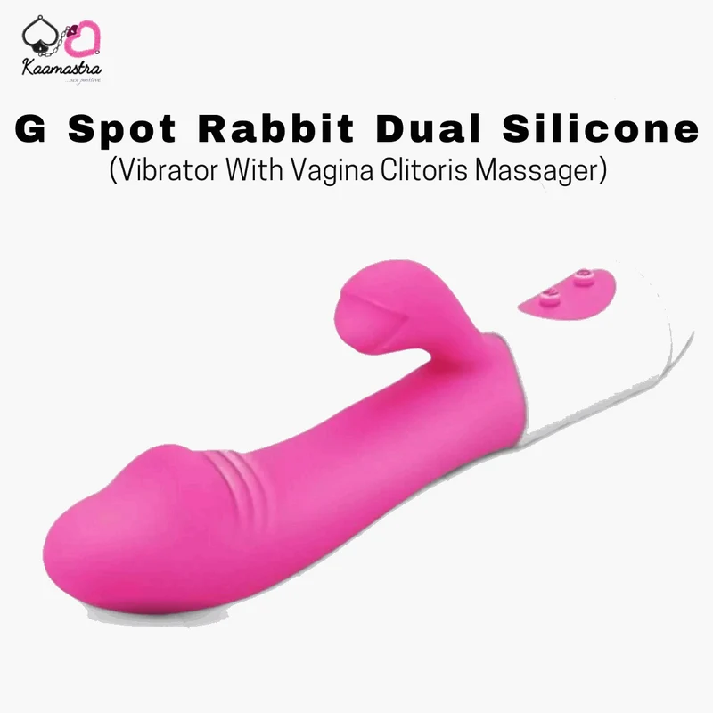 Rabbit Vibrator for G Spot and Clitoris Massager from Kaamastra
