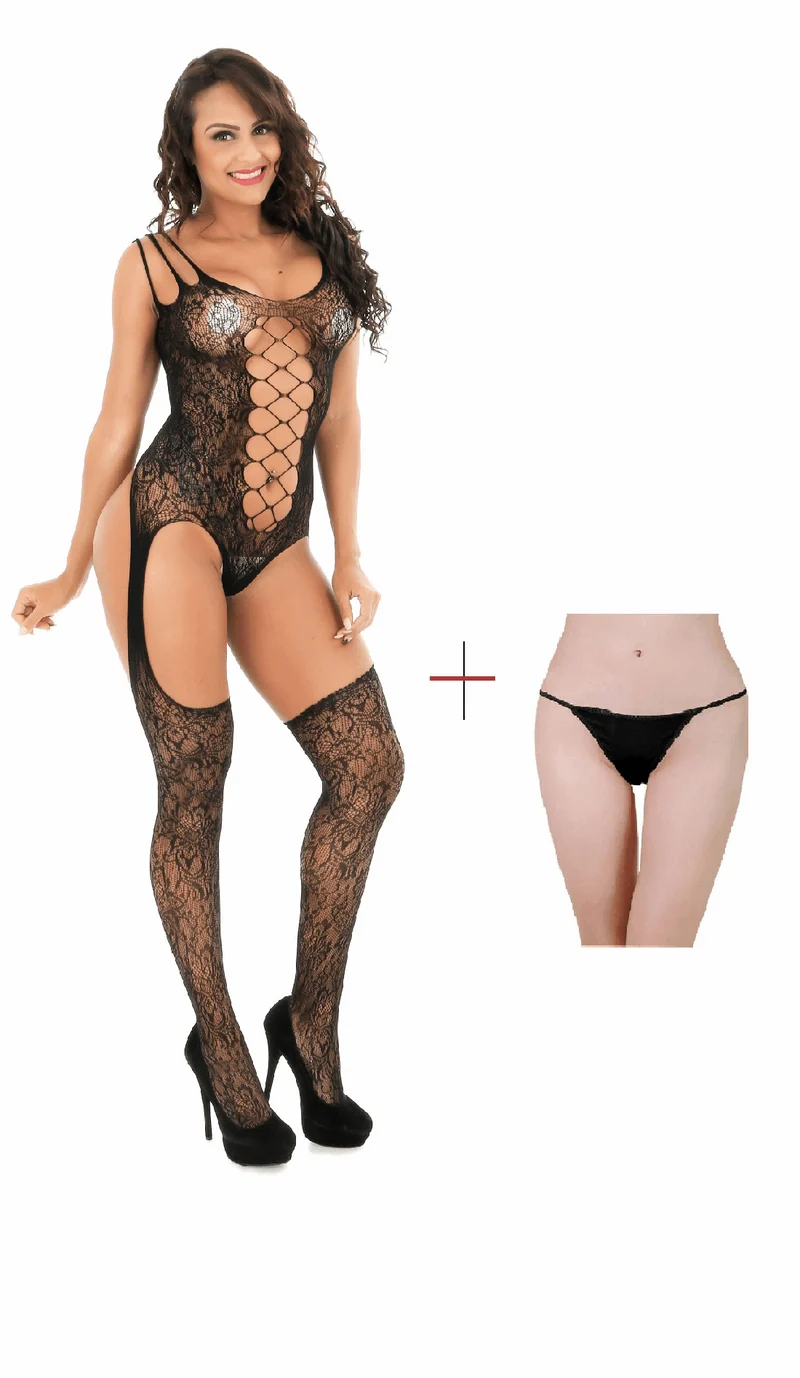 Kaamastra Fishnet Body Stockings & Free Thong