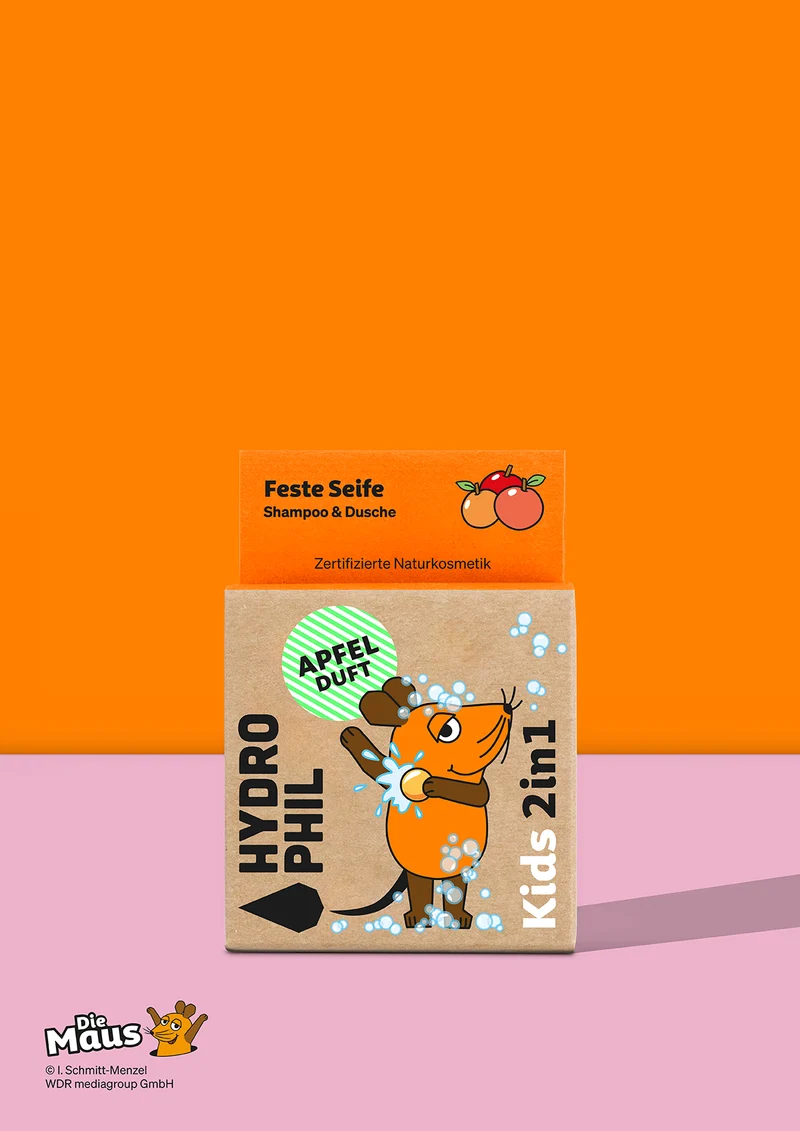 Kinder Shampoo & Dusche Fruchtiger Apfel - Maus