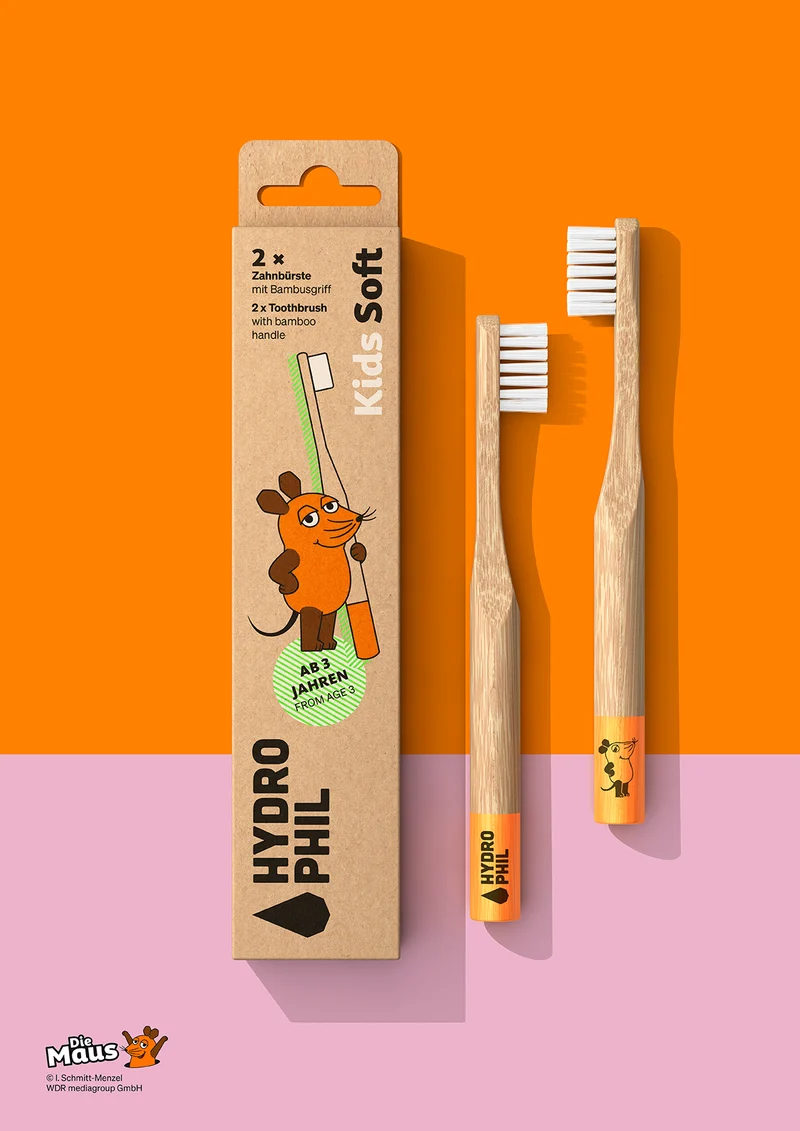 Kinder - Zahnbürste - Maus Doppelpack