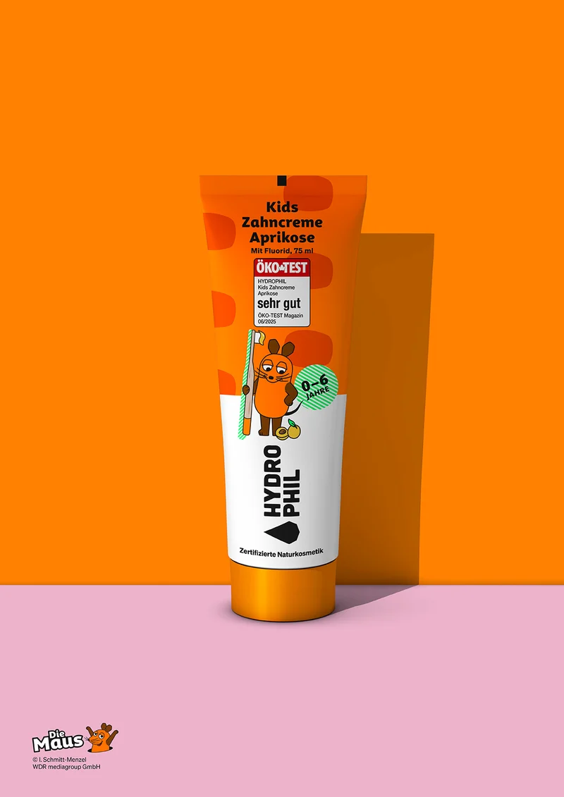 Zahncreme für Kinder - "Die Maus" - APRIKOSE