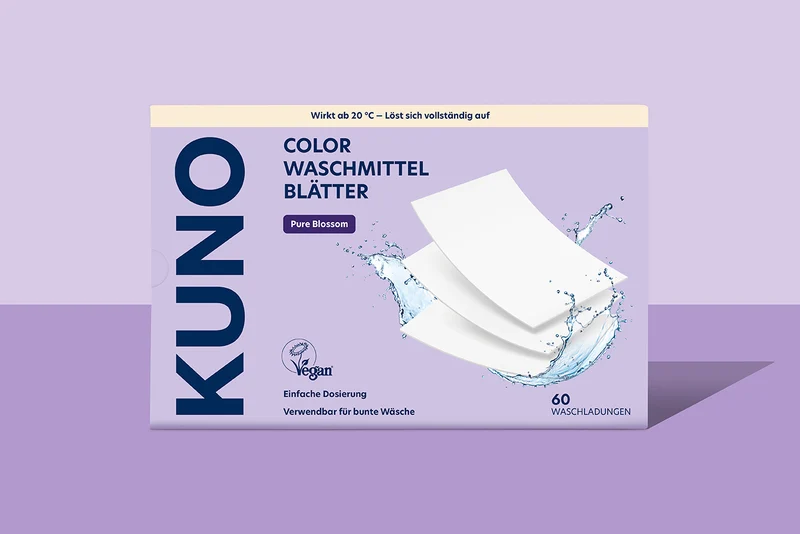Colorwaschmittel Blätter – Frühlingsfrisch Duft