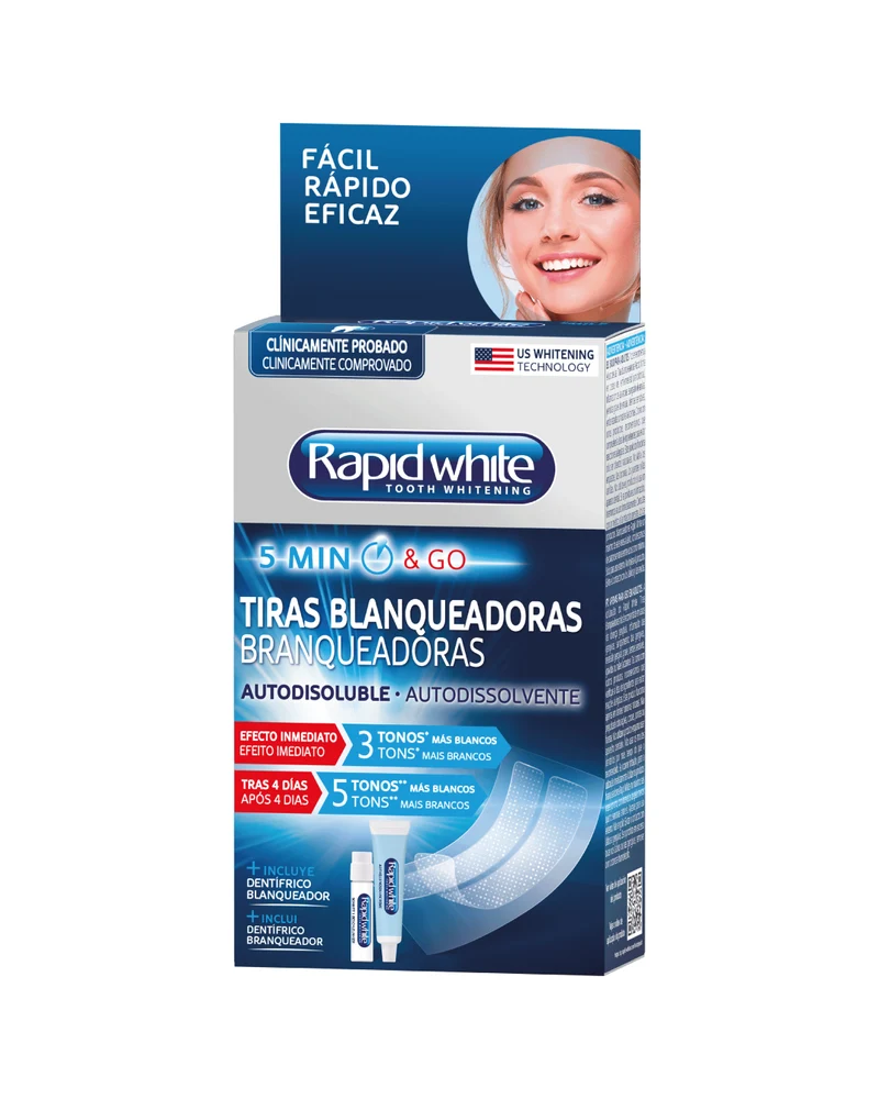 Whitening Strips - Rapid White 5 Min & Go