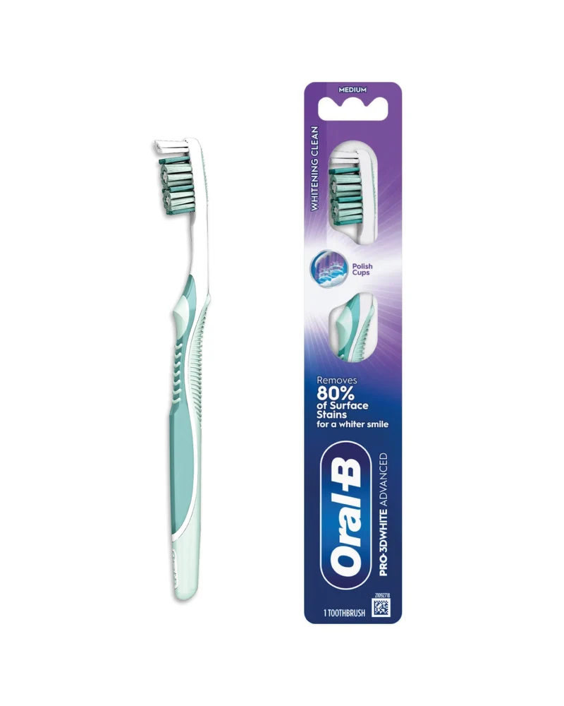 Toothbrush 'Whitening' - medium - Oral-B Pro 3D White Advanced