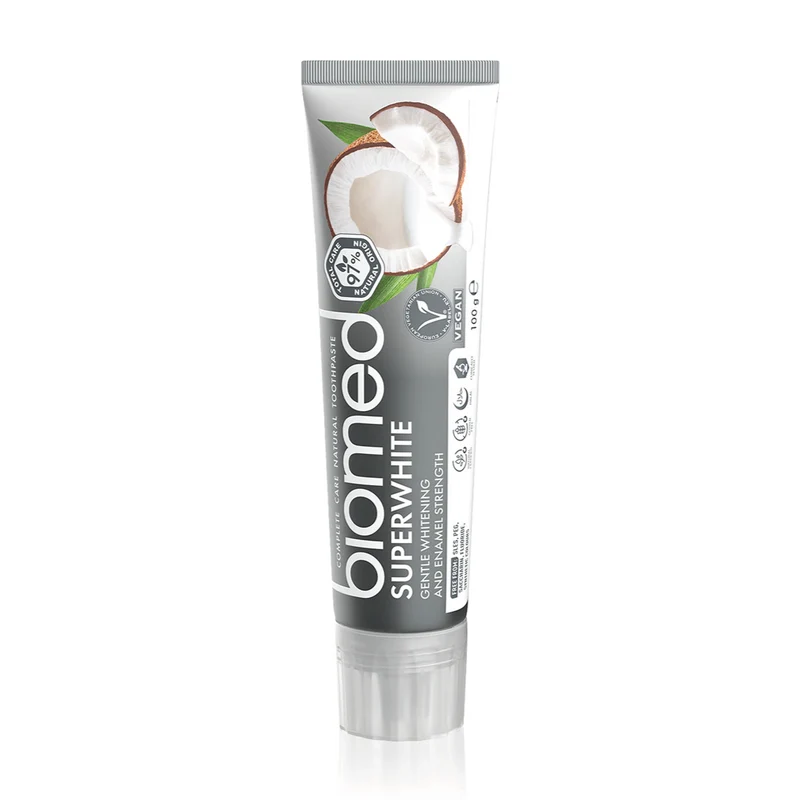 Biomed Superwhite Toothpaste – Natural Whitening with Coconut Oil – 100 g