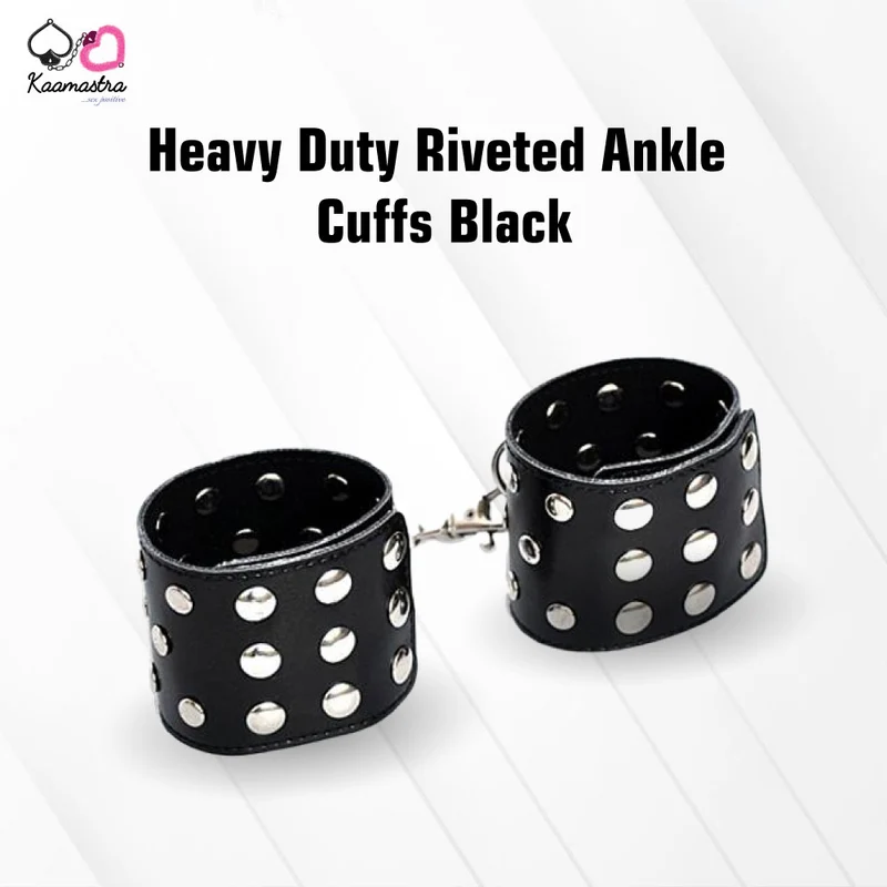Kaamastra Heavy Duty Riveted Ankle Cuffs